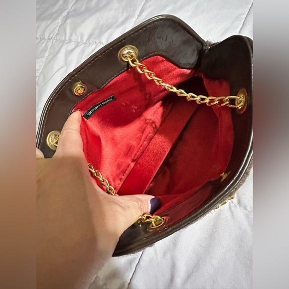 Victoria's Secret brown fur purse - Picture 9 of 9